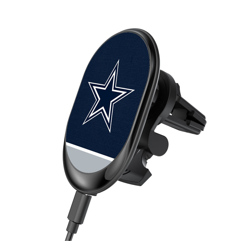 Dallas Cowboys Solid Wordmark Wireless Car Charger