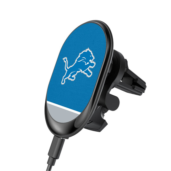 Detroit Lions Solid Wordmark Wireless Car Charger
