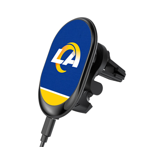 Los Angeles Rams Solid Wordmark Wireless Car Charger