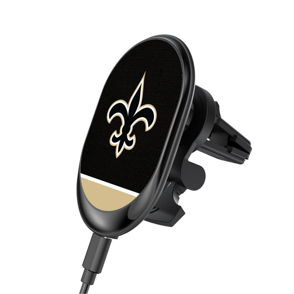 New Orleans Saints Solid Wordmark Wireless Car Charger