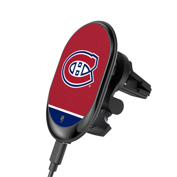 Montreal Canadiens Solid Wordmark Wireless Car Charger