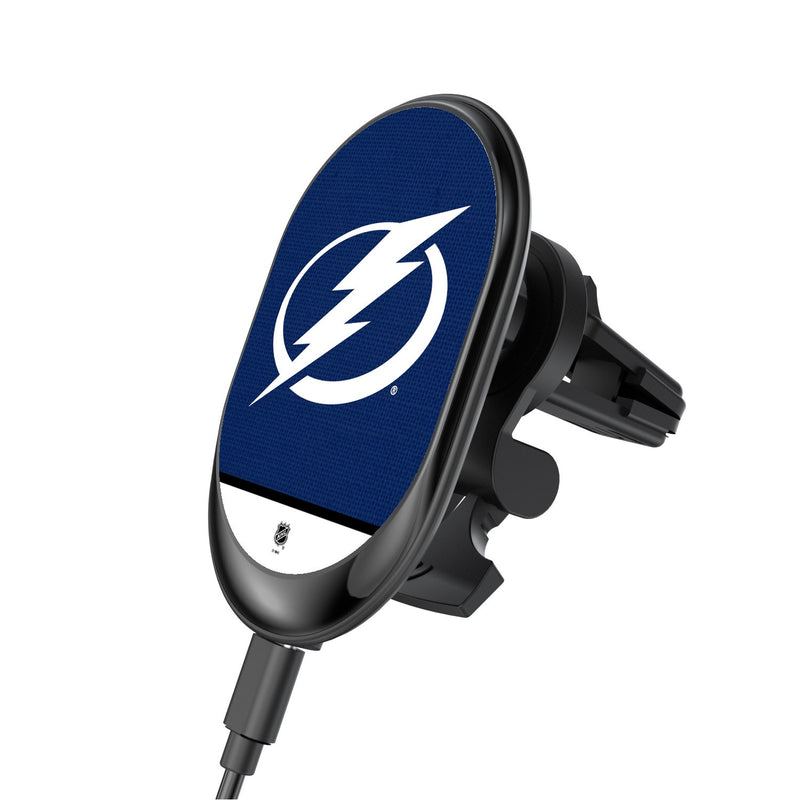 Tampa Bay Lightning Solid Wordmark Wireless Car Charger