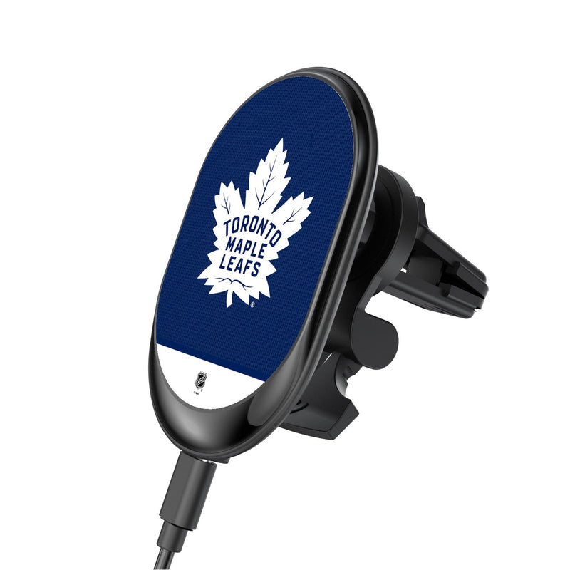 Toronto Maple Leafs Solid Wordmark Wireless Car Charger