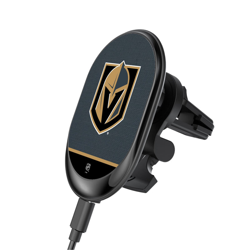 Vegas Golden Knights Solid Wordmark Wireless Car Charger