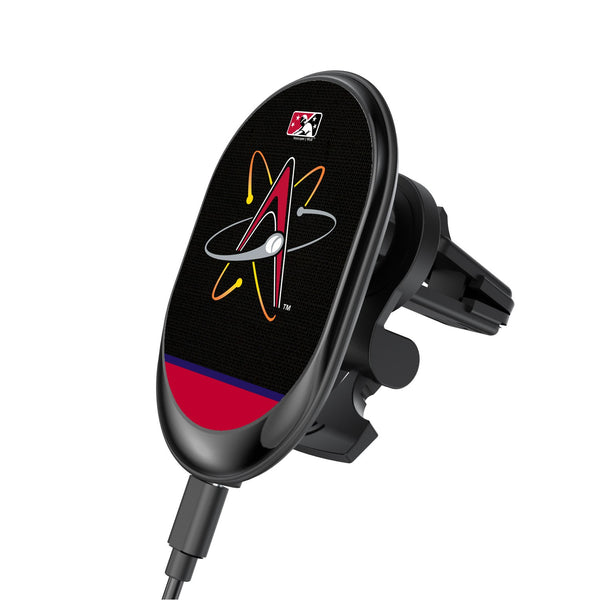 Albuquerque Isotopes Solid Wordmark Wireless Car Charger