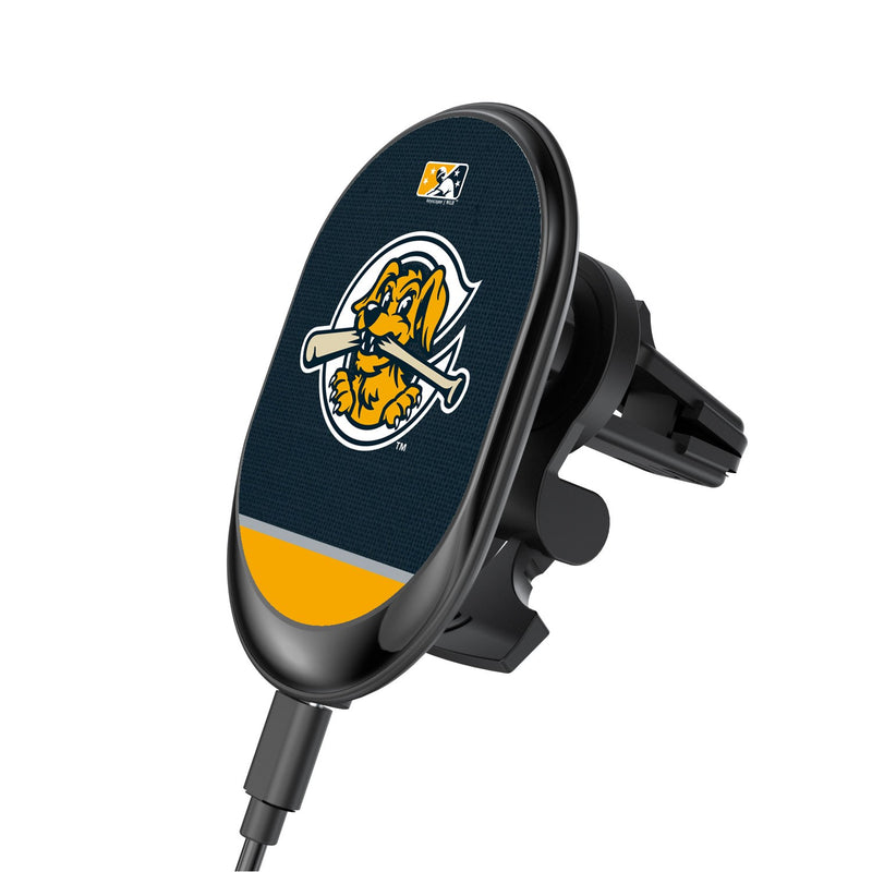 Charleston RiverDogs Solid Wordmark Wireless Car Charger