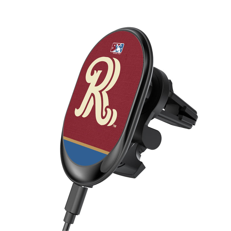 Frisco RoughRiders Solid Wordmark Wireless Car Charger