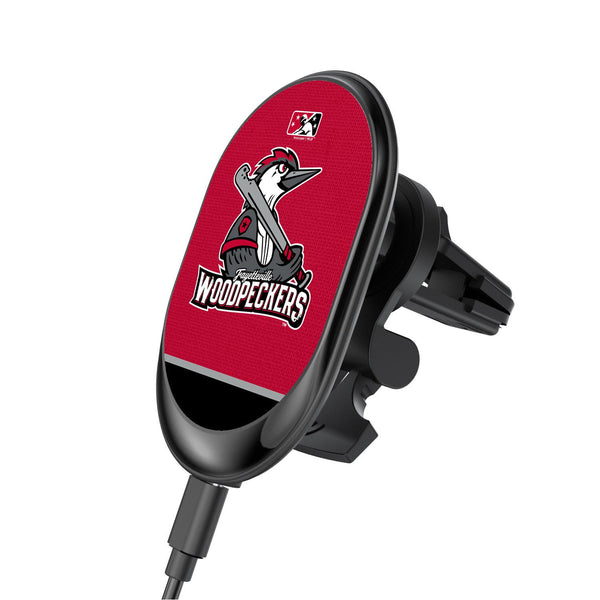 Fayetteville Woodpeckers Solid Wordmark Wireless Car Charger
