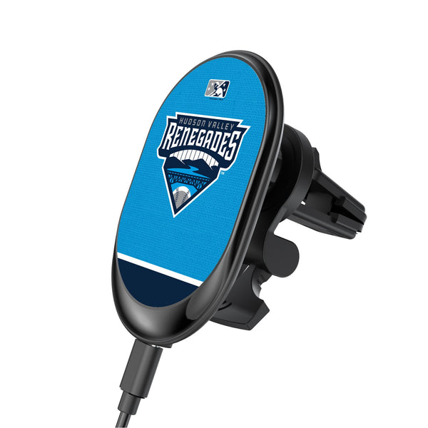 Hudson Valley Renegades Solid Wordmark Wireless Car Charger