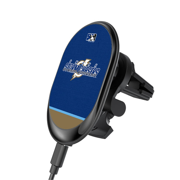 Omaha Storm Chasers Solid Wordmark Wireless Car Charger