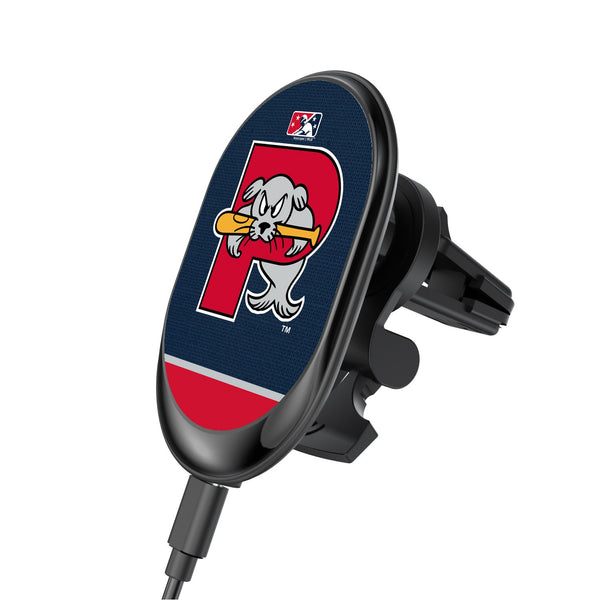 Portland Sea Dogs Solid Wordmark Wireless Car Charger