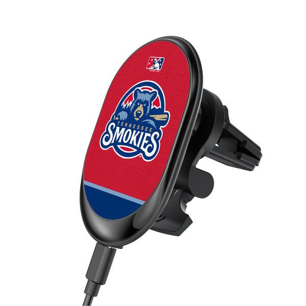 Tennessee Smokies Solid Wordmark Wireless Car Charger