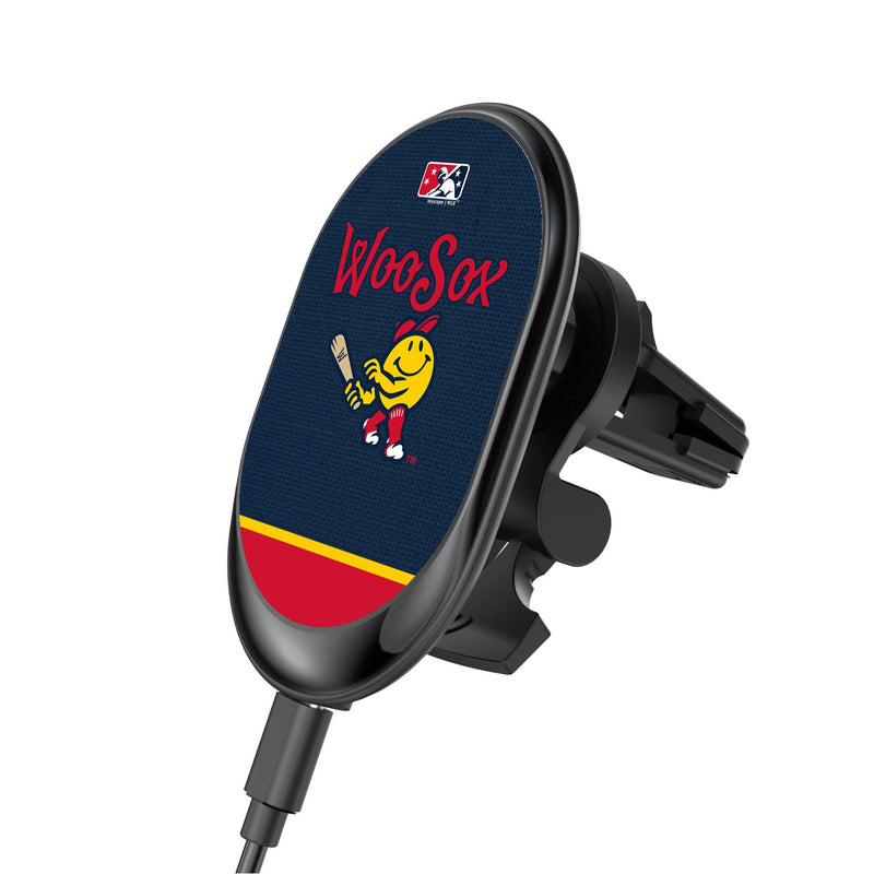 Worcester Red Sox Solid Wordmark Wireless Car Charger
