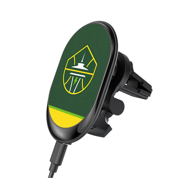 Seattle Storm Solid Wordmark Wireless Car Charger