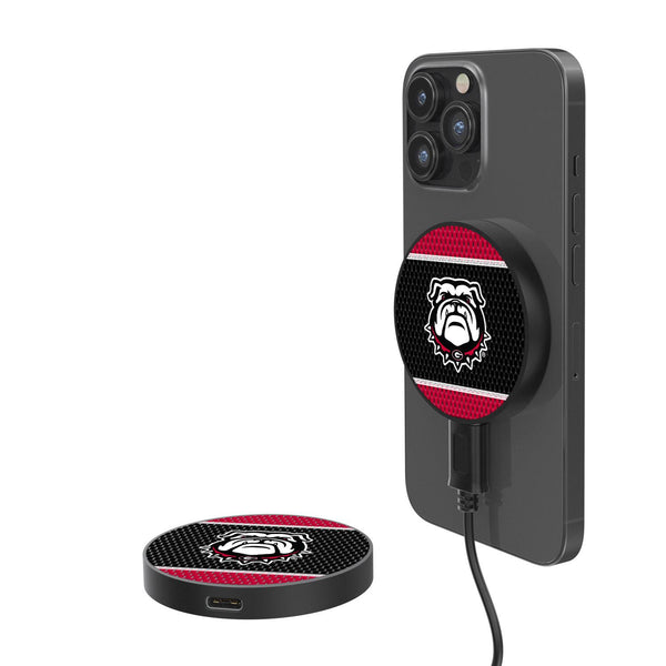 Georgia Bulldogs Mesh 15-Watt Wireless Magnetic Charger