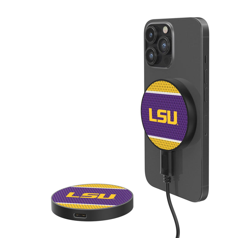 Louisiana State University Tigers Mesh 15-Watt Wireless Magnetic Charger