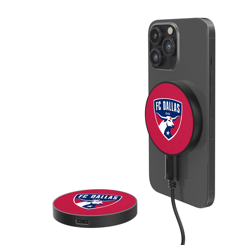 FC Dallas  Solid 15-Watt Wireless Magnetic Charger