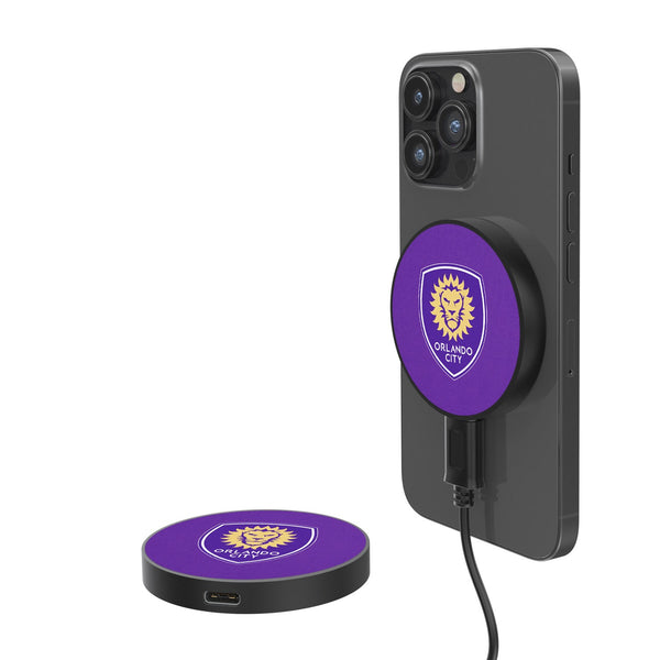 Orlando City Soccer Club  Solid 15-Watt Wireless Magnetic Charger