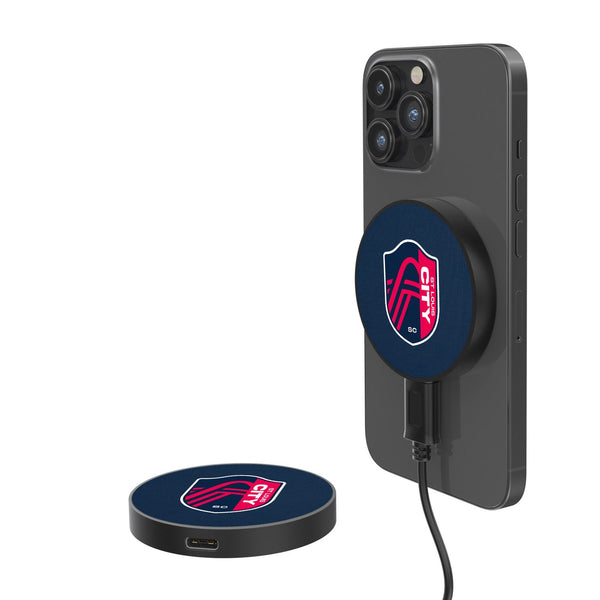 St. Louis CITY SC  Solid 15-Watt Wireless Magnetic Charger