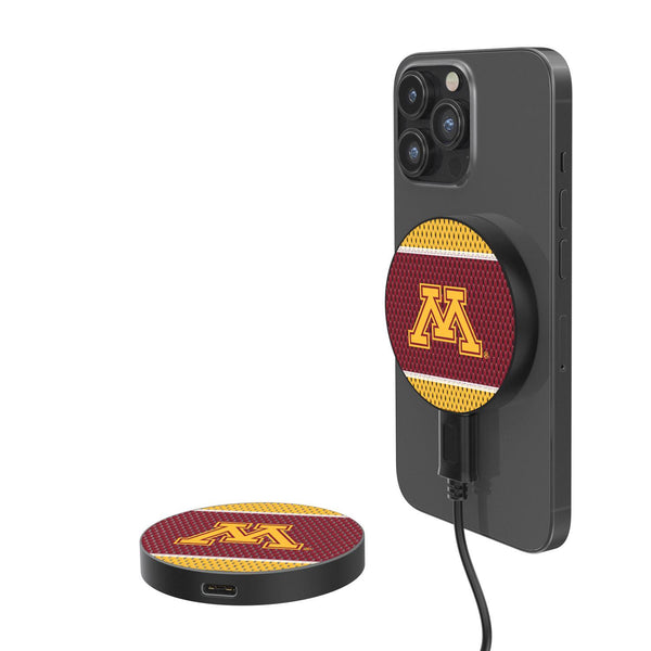 Minnesota Golden Gophers Mesh 15-Watt Wireless Magnetic Charger