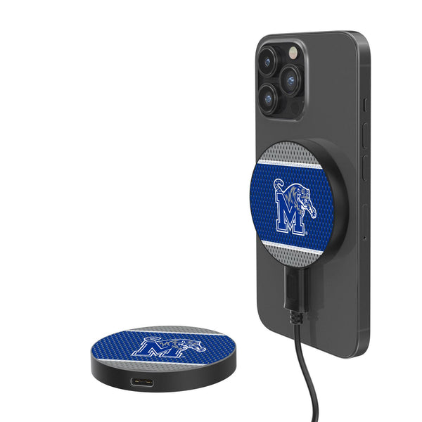 Memphis Tigers Mesh 15-Watt Wireless Magnetic Charger