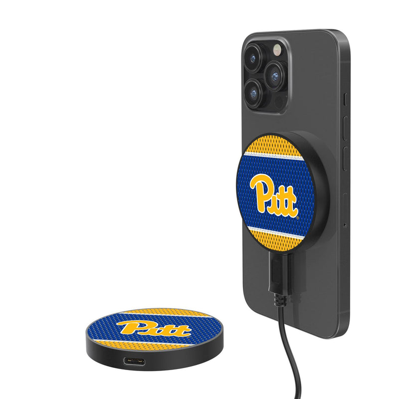 Pittsburgh Panthers Mesh 15-Watt Wireless Magnetic Charger