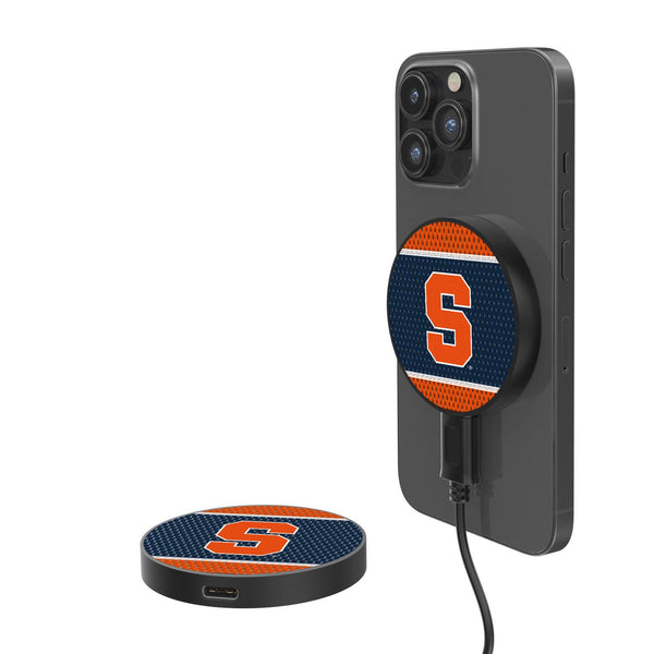 Syracuse Orange Mesh 15-Watt Wireless Magnetic Charger