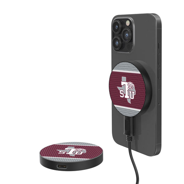 Texas Southern Tigers Mesh 15-Watt Wireless Magnetic Charger