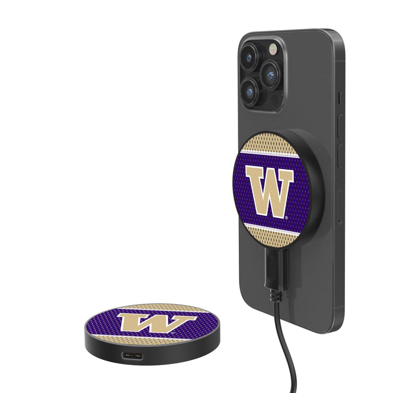 Washington Huskies Mesh 15-Watt Wireless Magnetic Charger