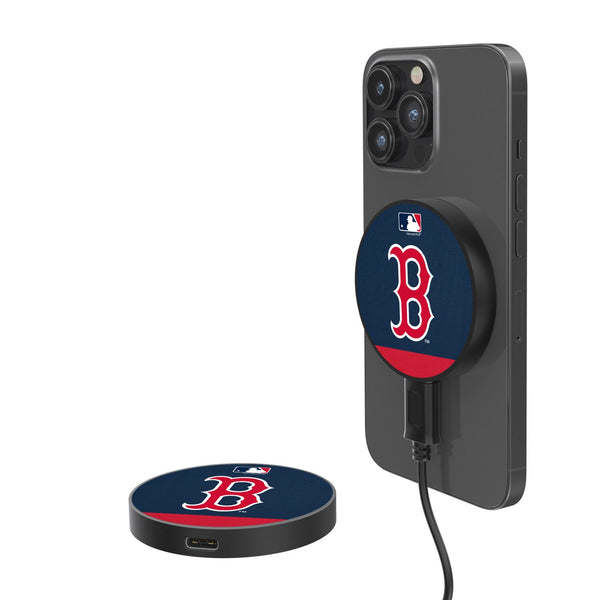 Boston Red Sox Stripe 15-Watt Wireless Magnetic Charger