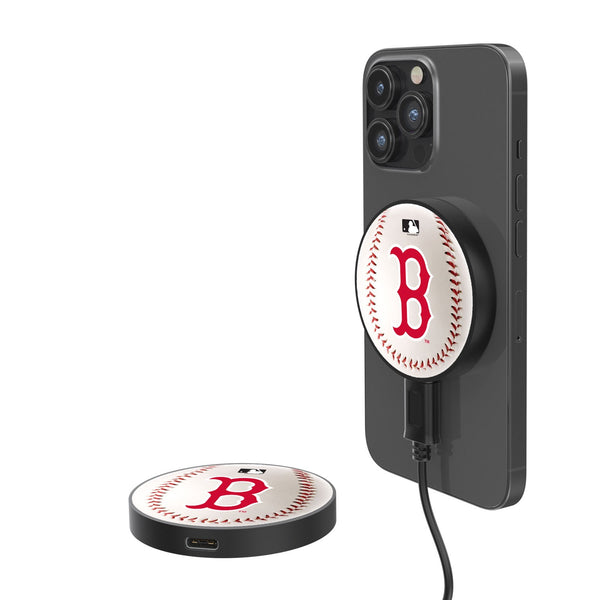 Boston Red Sox Baseball 15-Watt Wireless Magnetic Charger