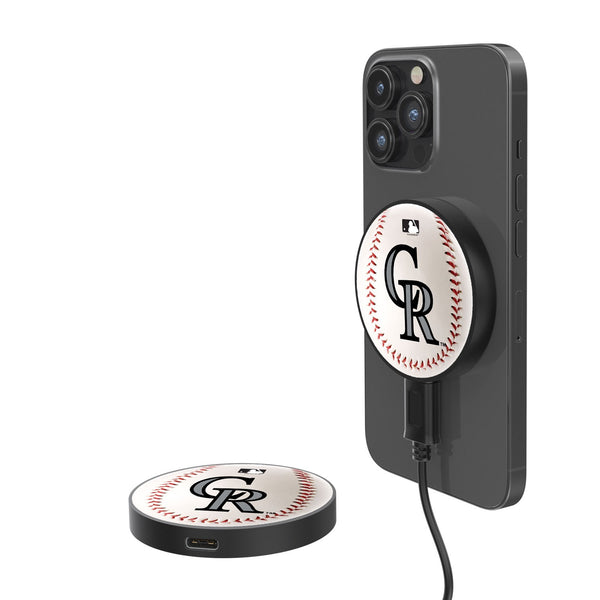 Colorado Rockies Baseball 15-Watt Wireless Magnetic Charger