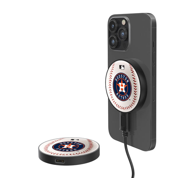 Houston Astros Baseball 15-Watt Wireless Magnetic Charger