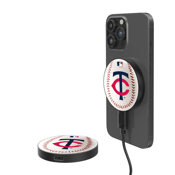 Minnesota Twins Baseball 15-Watt Wireless Magnetic Charger