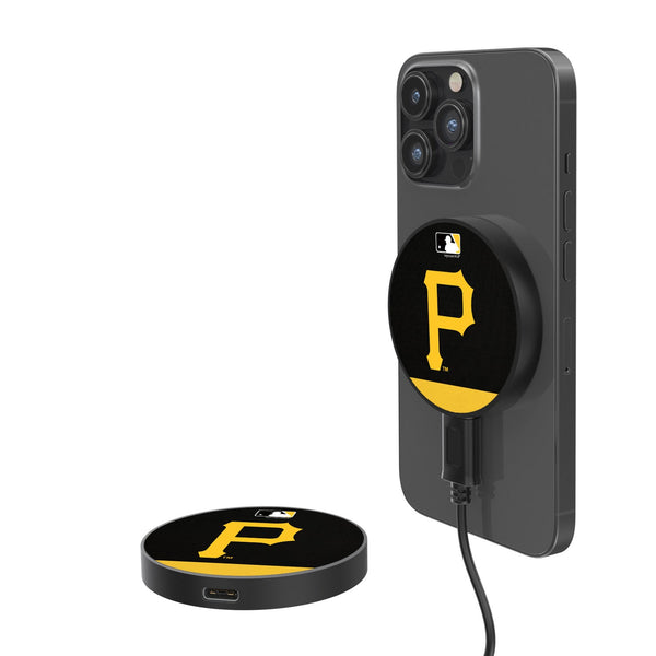 Pittsburgh Pirates Stripe 15-Watt Wireless Magnetic Charger