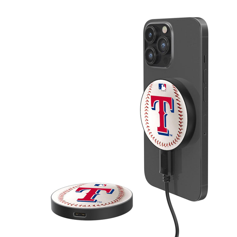 Texas Rangers Baseball 15-Watt Wireless Magnetic Charger