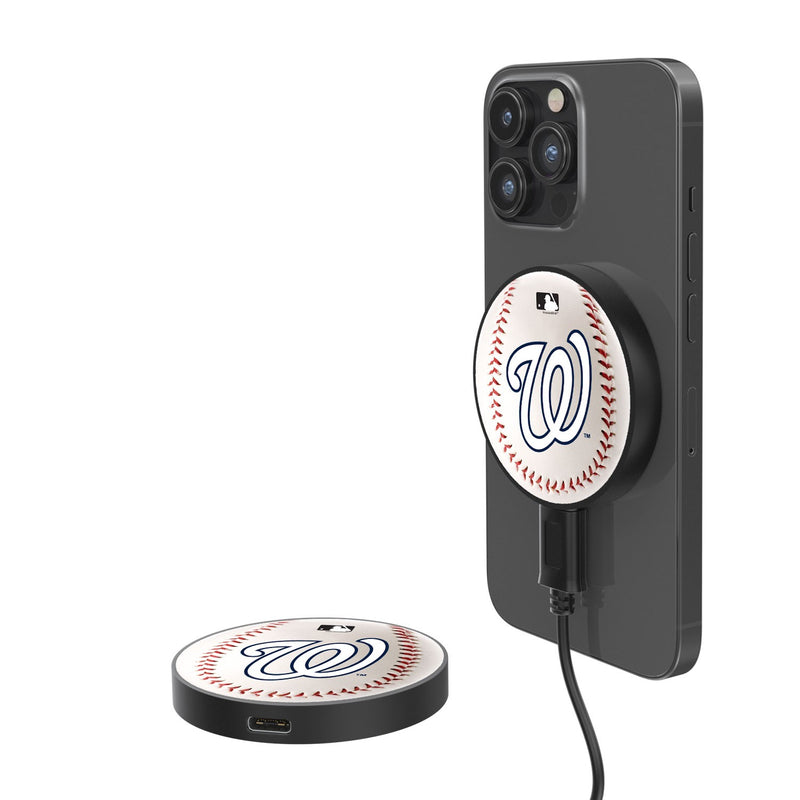 Washington Nationals Baseball 15-Watt Wireless Magnetic Charger