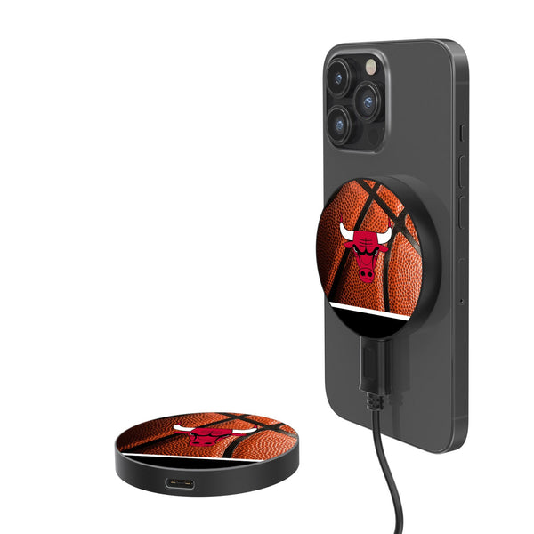 Chicago Bulls Basketball 15-Watt Wireless Magnetic Charger