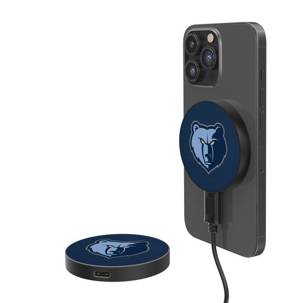 Memphis Grizzlies Solid 15-Watt Wireless Magnetic Charger