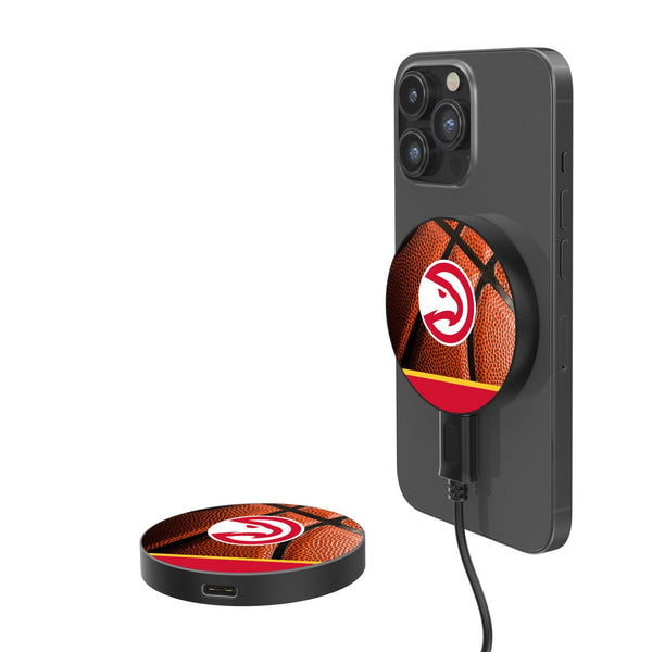 Atlanta Hawks Basketball 15-Watt Wireless Magnetic Charger