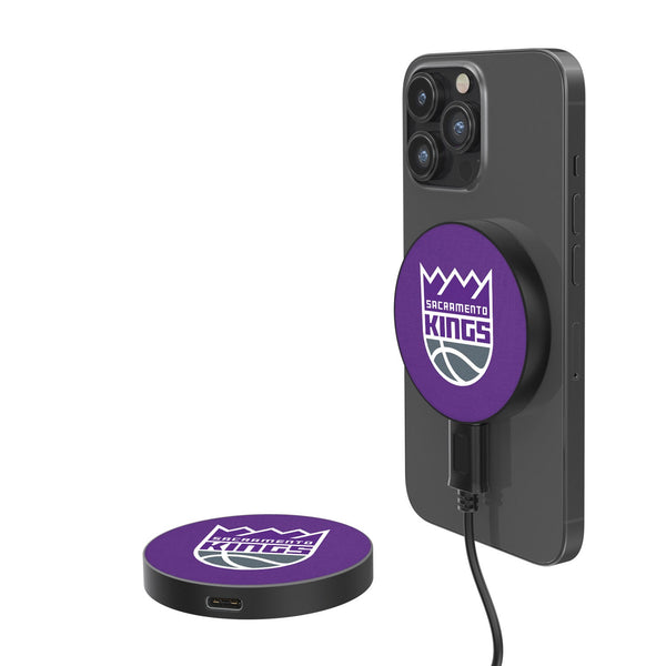 Sacramento Kings Solid 15-Watt Wireless Magnetic Charger