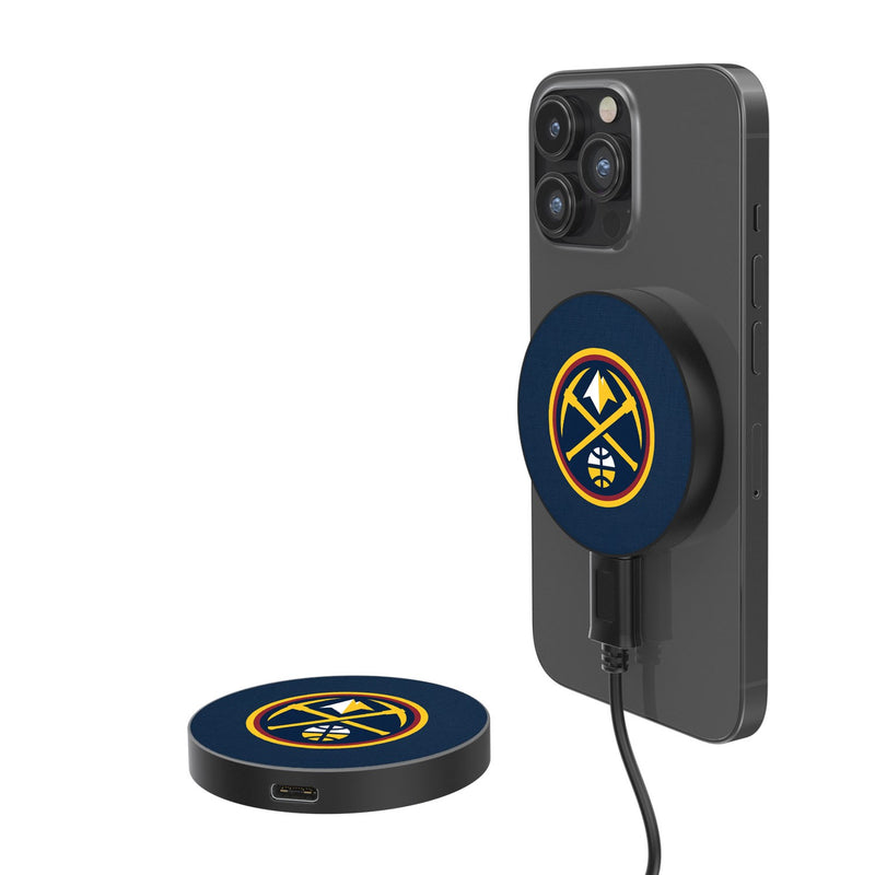 Denver Nuggets Solid 15-Watt Wireless Magnetic Charger