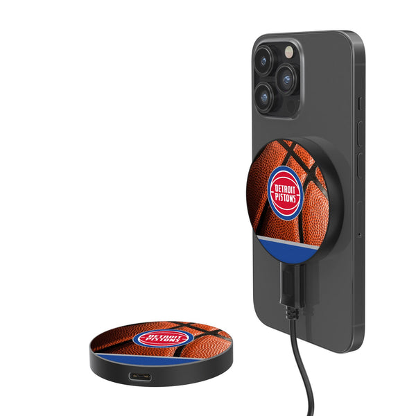 Detroit Pistons Basketball 15-Watt Wireless Magnetic Charger