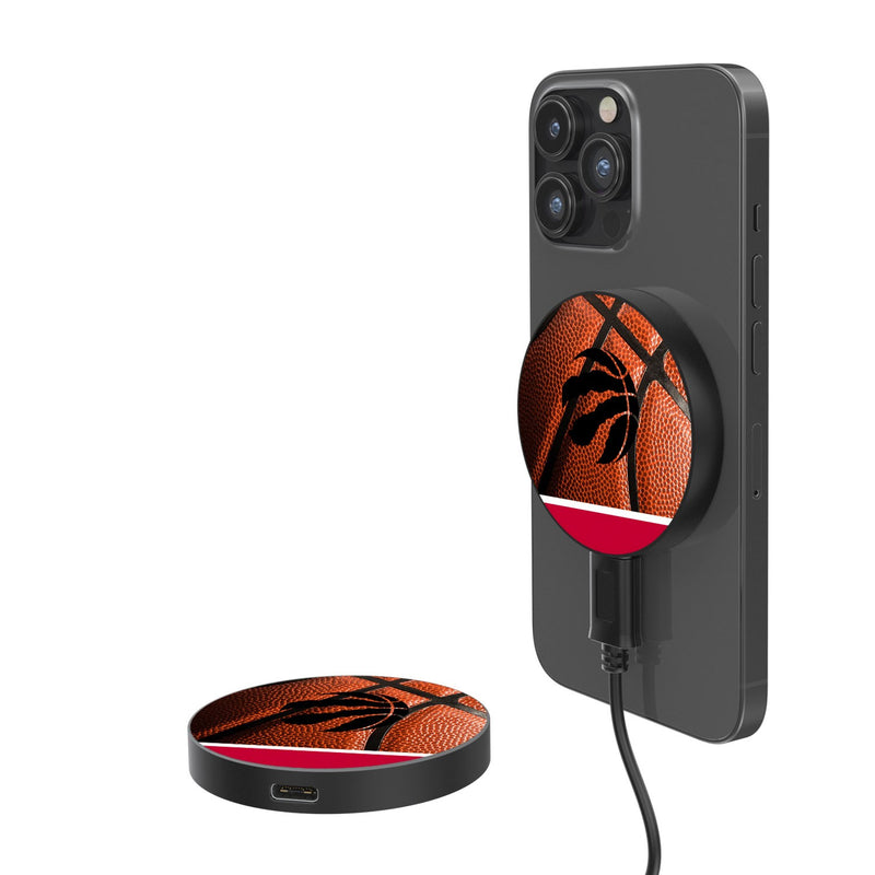 Toronto Raptors Basketball 15-Watt Wireless Magnetic Charger