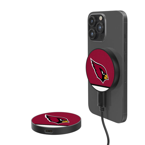 Arizona Cardinals Stripe 15-Watt Wireless Magnetic Charger