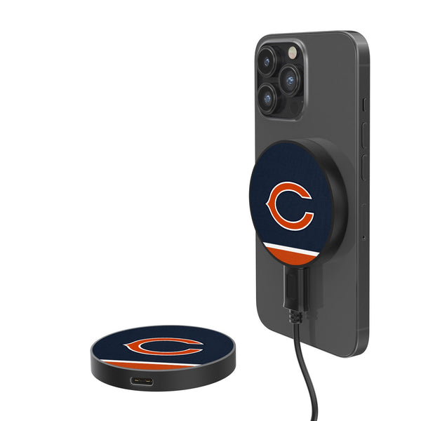 Chicago Bears Stripe 15-Watt Wireless Magnetic Charger