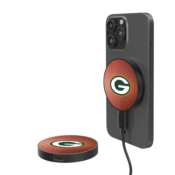 Green Bay Packers Football 15-Watt Wireless Magnetic Charger