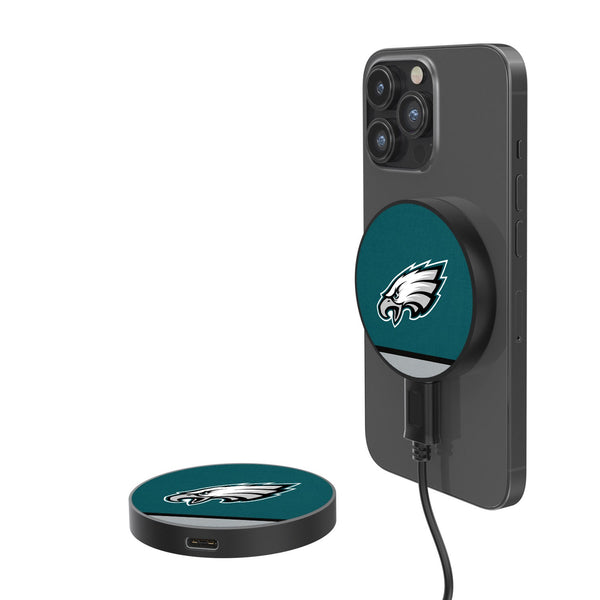 Philadelphia Eagles Stripe 15-Watt Wireless Magnetic Charger