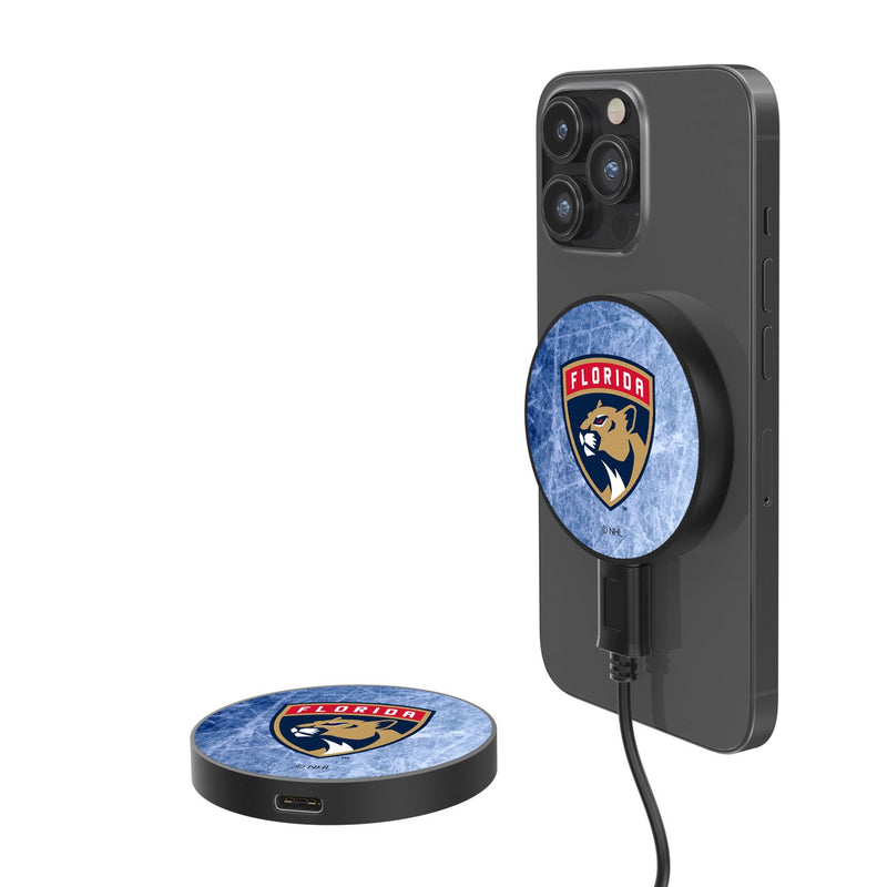 Florida Panthers Ice 15-Watt Wireless Magnetic Charger