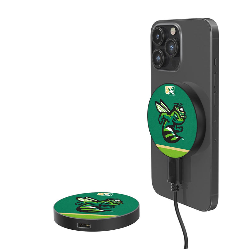 Augusta GreenJackets Stripe 15-Watt Wireless Magnetic Charger